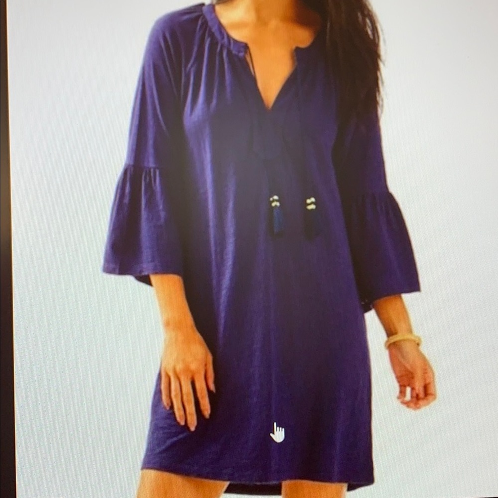 Lilly Pulitzer Del Largo Navy Tunic Dress